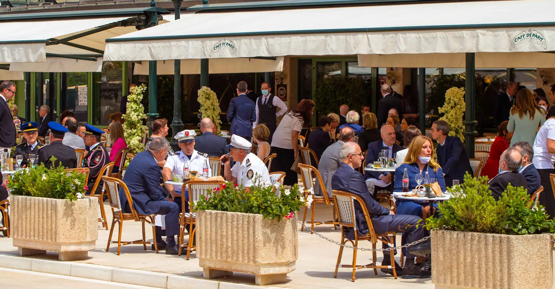 Inauguration Place du casino Monaco 